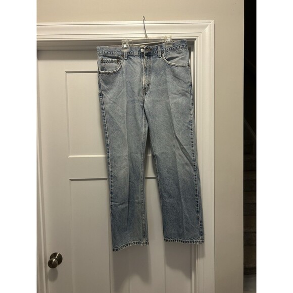 Vintage 2000’s Levi’s 505 Light Wash Straight Fit Jeans Men’s Size 34x29 Y2K - Picture 1 of 8